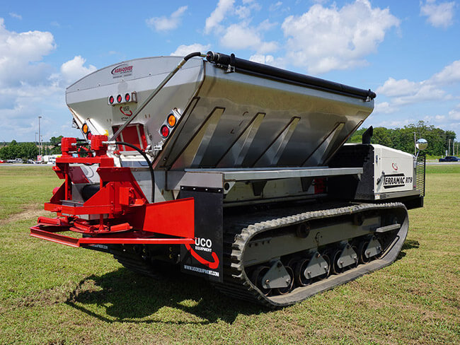 Terramac with Spreader Attachment