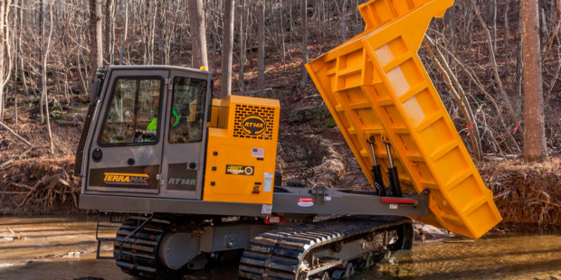 Terramac RT14R In Creek