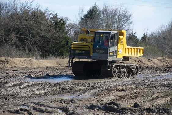 RT9 On Muddy Jobsite