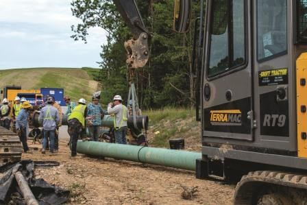 Pipeline Systems Using Terramac RT9