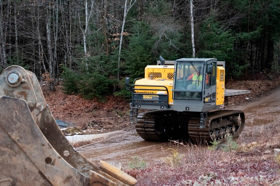 Terramac RT14R on Right-Of-Way