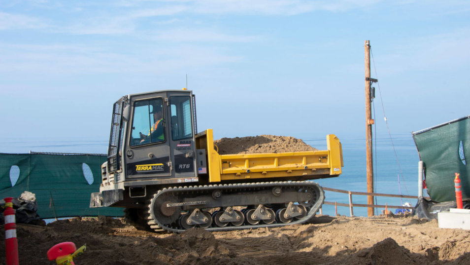 All Terrain Terramac RT6 on Crystal Cove Project