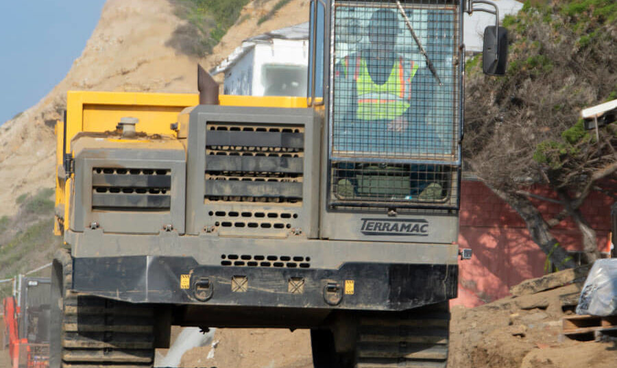 Terramac RT6 Operating for RockForce Construction