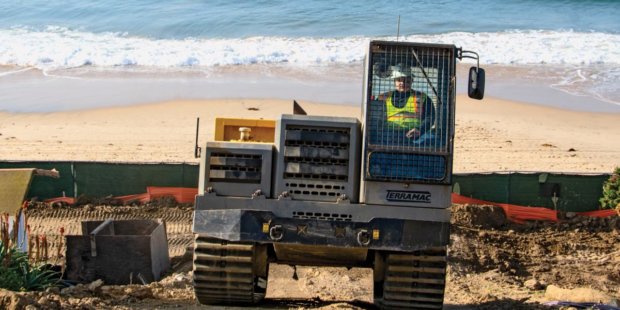 Terramac RT6 Shoreline Restoration