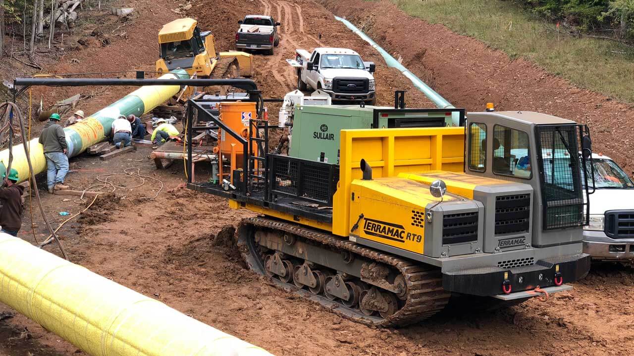 Terramac RT9 | Mid-Sized Rubber Tracked Crawler Carriers