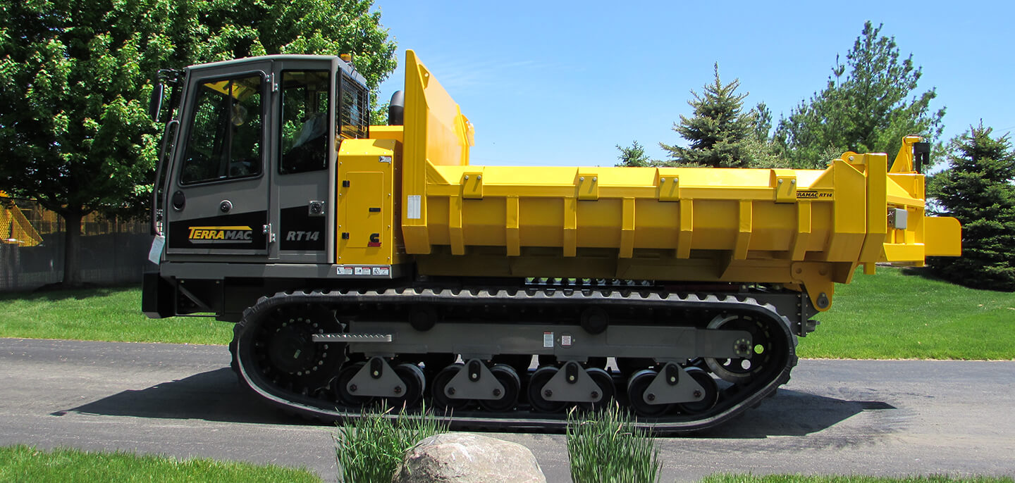 Concrete Chutes Rubber Tracked Crawler Carriers Terramac