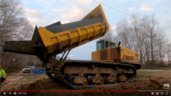 Terramac RT9 Concrete Chute Video | RT9 Crawler Carriers | Terramac