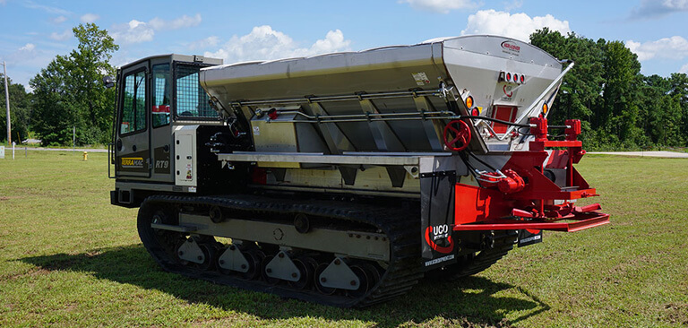 Terramac Carrier Featuring Spreader Attachment