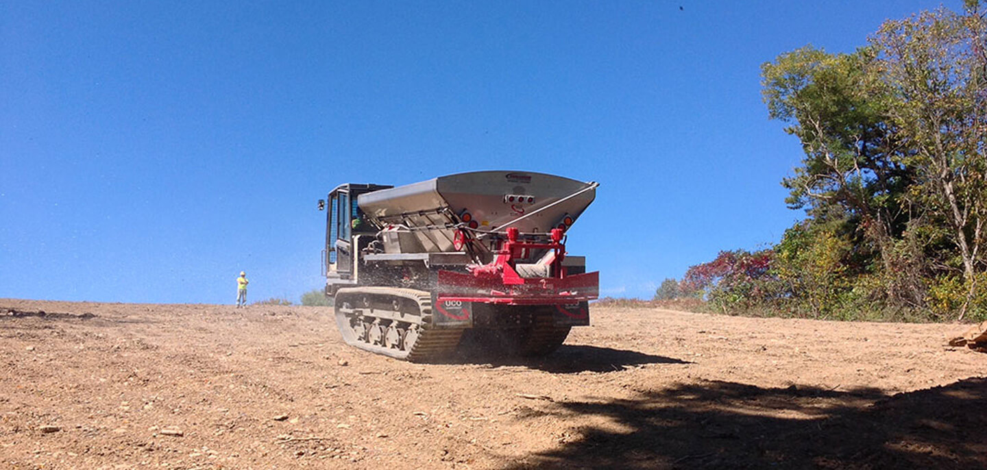 Spreader Attachment Rubber Tracked Crawler Carriers Terramac