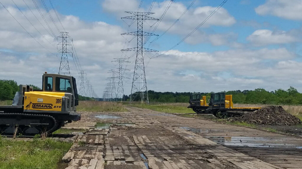 RT9 Dump Bed on Utility Transmission Project