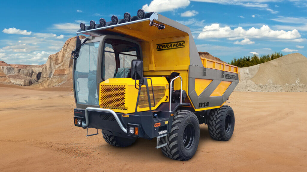 Terramac D14 Wheeled Dumper clean